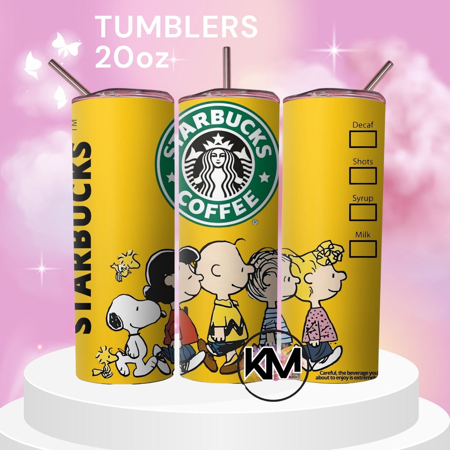 🌸20oz Skinny Tumbler Straight 🌸