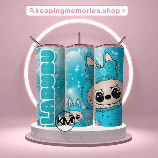 LABUBU Tumbler Wrap PNG | 20oz Skinny Tumbler Sublimation Design | Instant Download