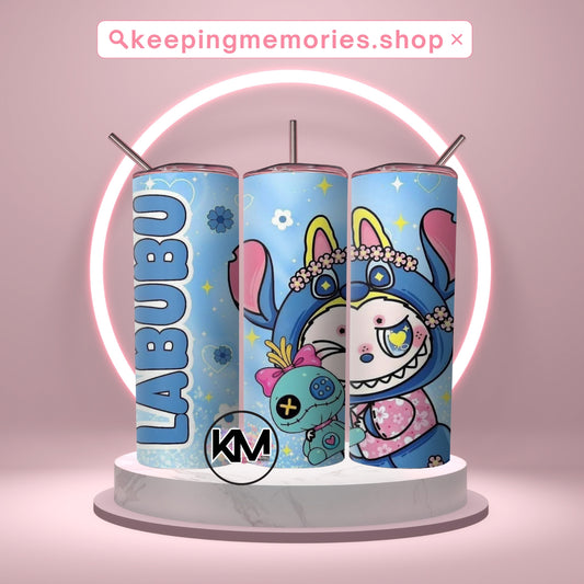 LABUBU Tumbler Wrap PNG | 20oz Skinny Tumbler Sublimation Design | Instant Download