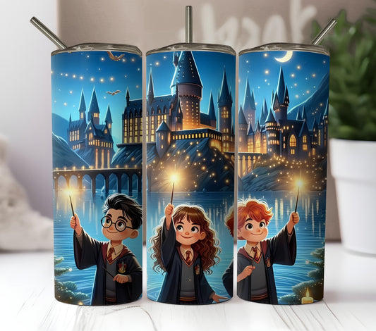 Harry Potter bck Skinny Tumbler 20oz