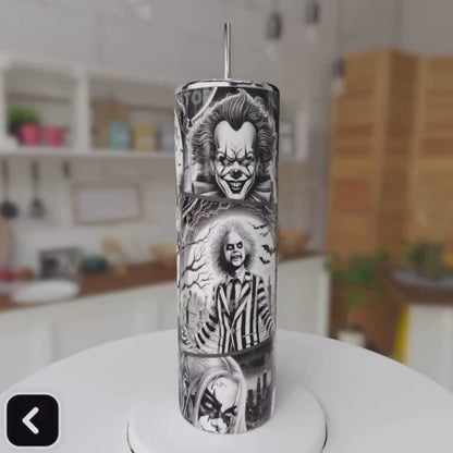 Horror movie Character Skinny Tumbler  20oz.